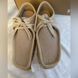 Clarks x Aime Leon Dore brown casentino wool Wallabee size 10.5 
New in box